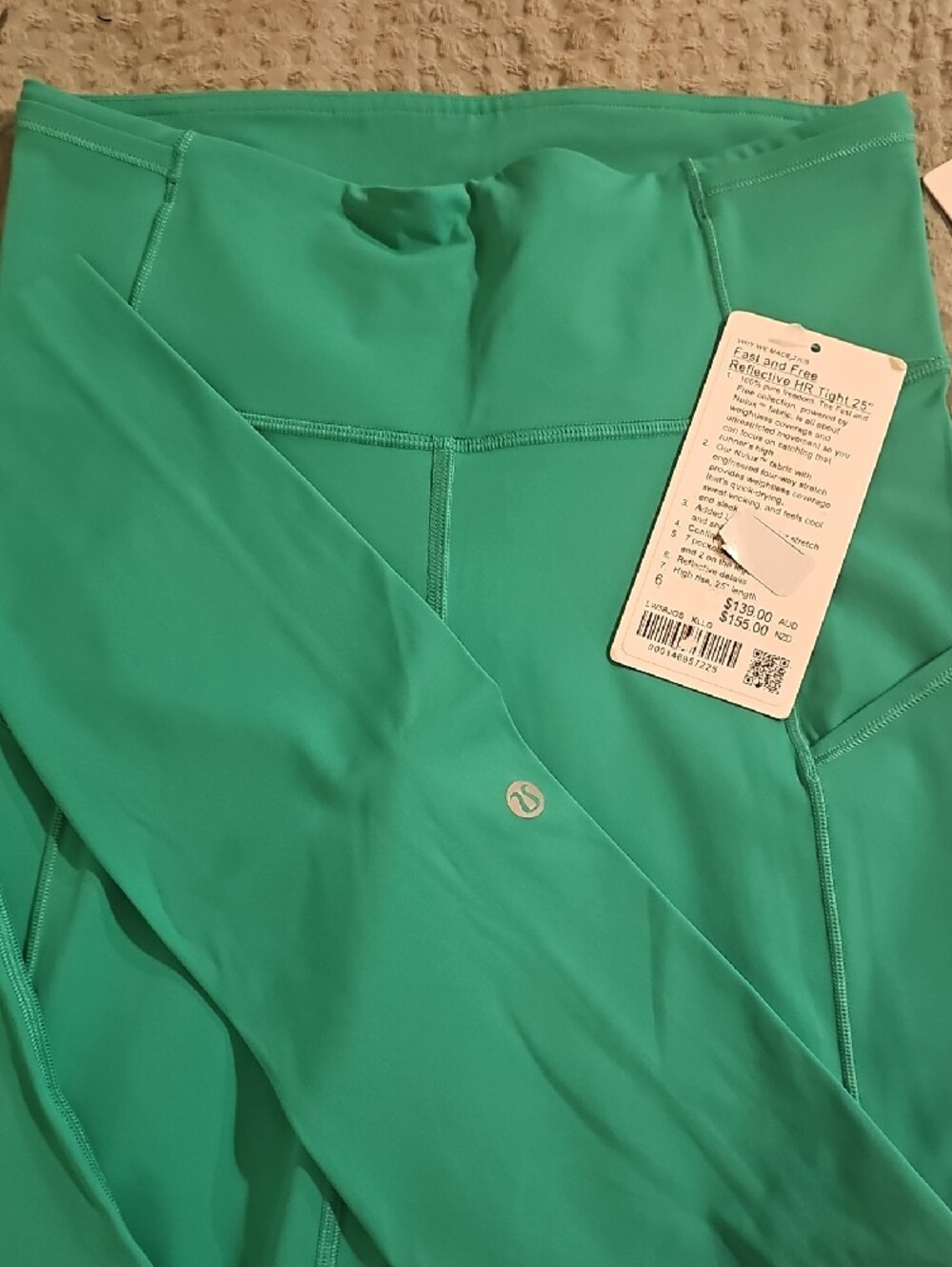 lululemon athletica Fast and Free HR Tight 25"  with Pockets - Kelly Green